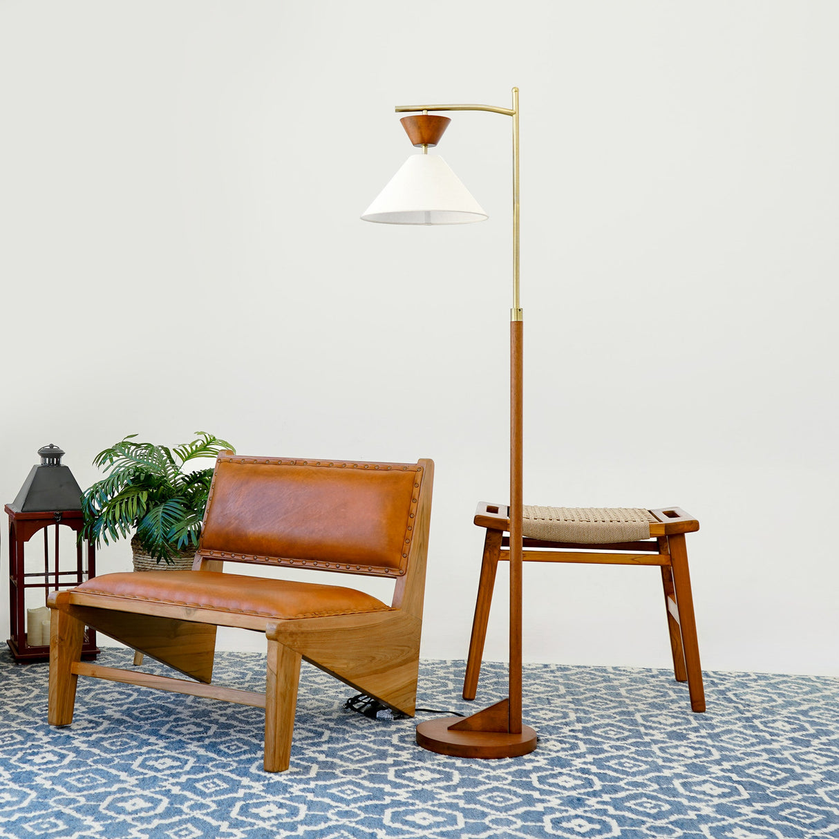 Zensa Brown Floor Lamp from Ashcroft Furniture - Luna Furniture