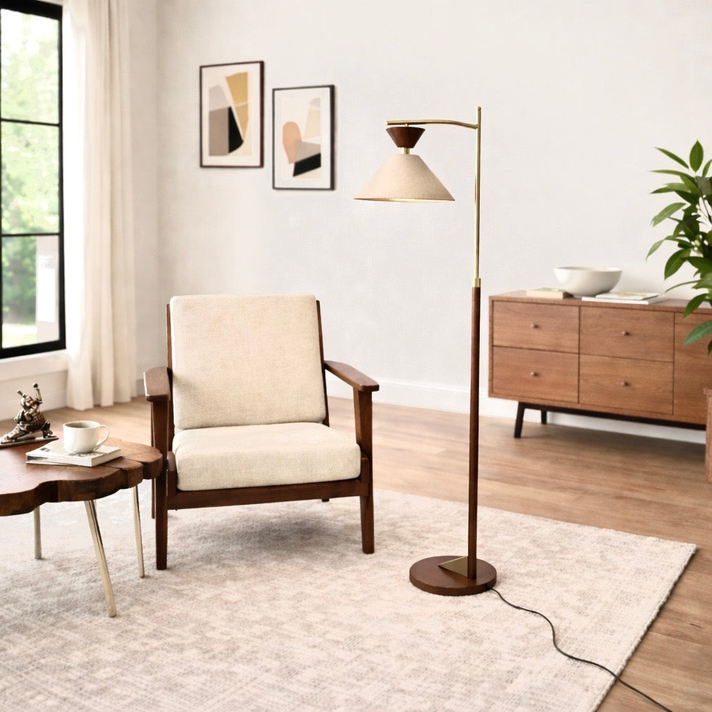 Zensa Brown Floor Lamp from Ashcroft Furniture - Luna Furniture
