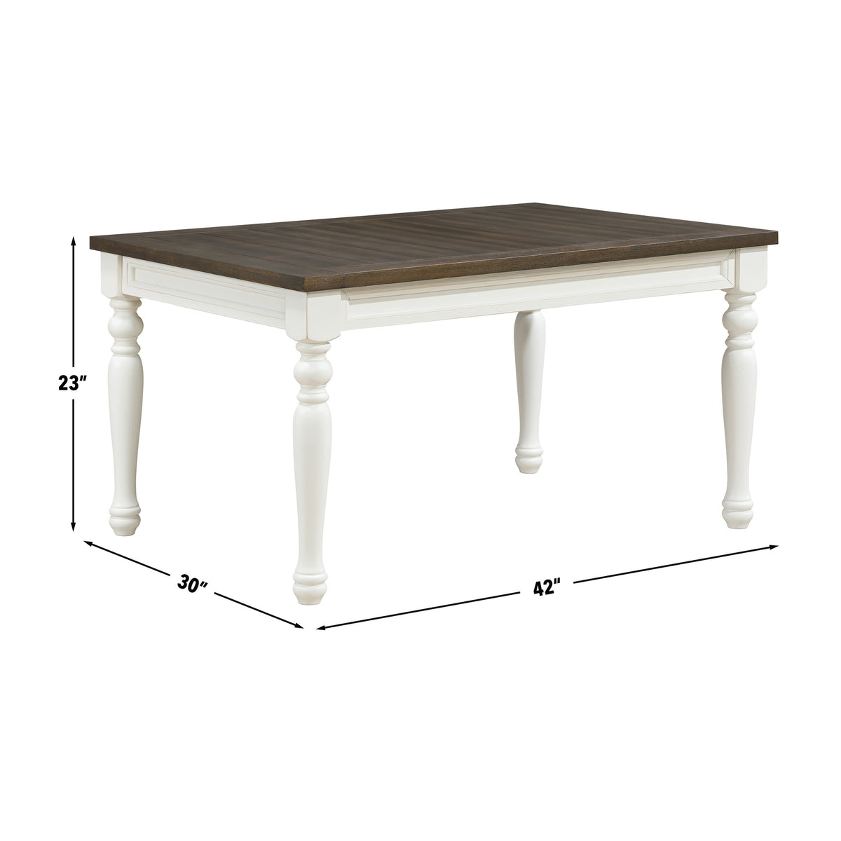Joanna Mocha/Ivory Kids Dining Table from Steve Silver - Luna Furniture