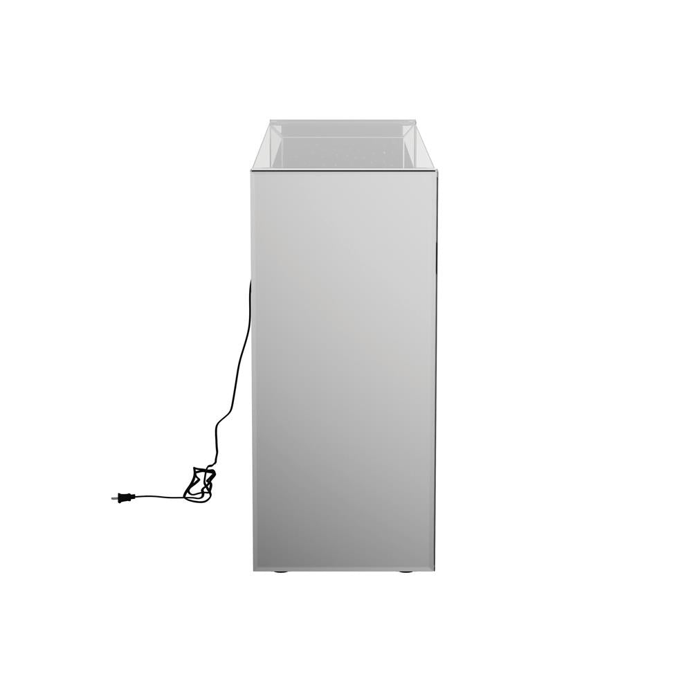 Edna Silver 1-Shelf Console Table from Coaster - Luna Furniture