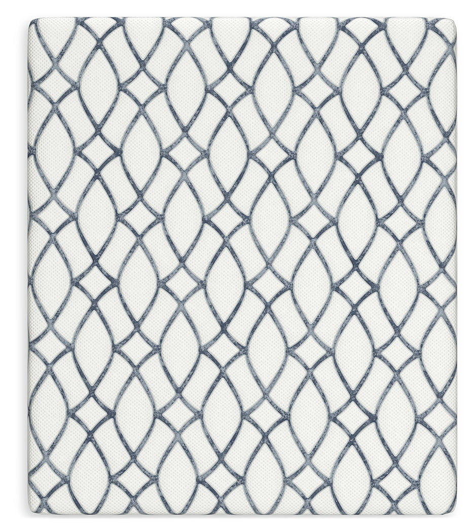 10 Inch Chime Elite 2.0 White/Blue California King Mattress from Ashley Furniture - Luna Furniture
