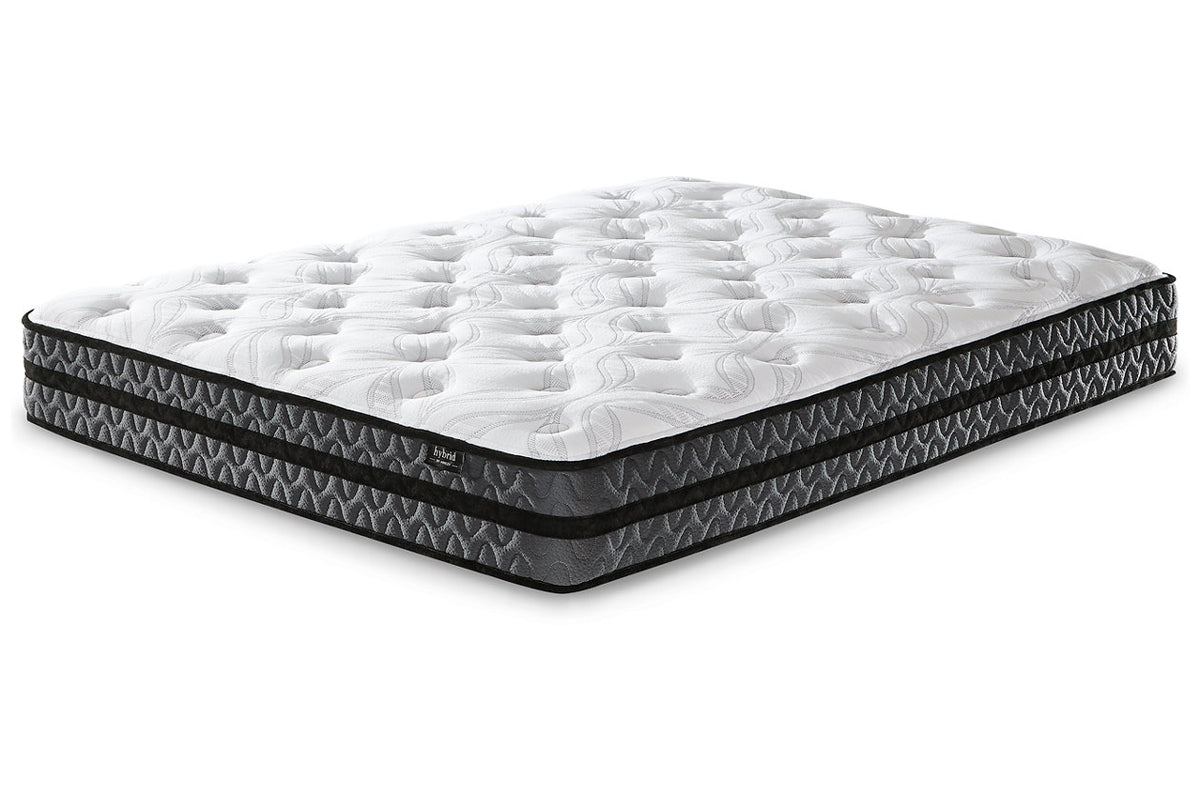 10 Inch Pocketed Hybrid White Queen Mattress from Ashley Furniture - Luna Furniture