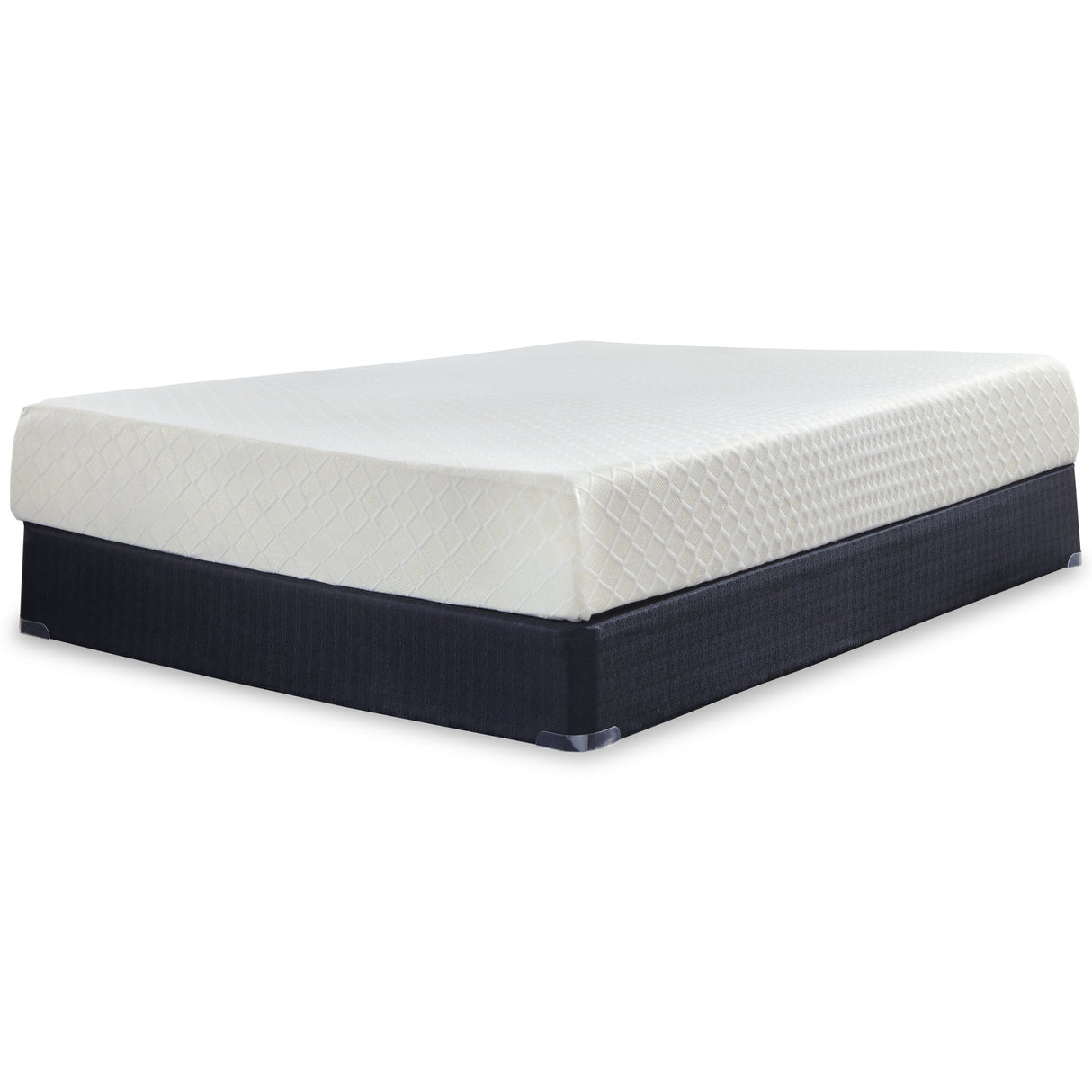 10 Inch Chime Memory Foam White California King Mattress in a Box from Ashley - Luna Furniture