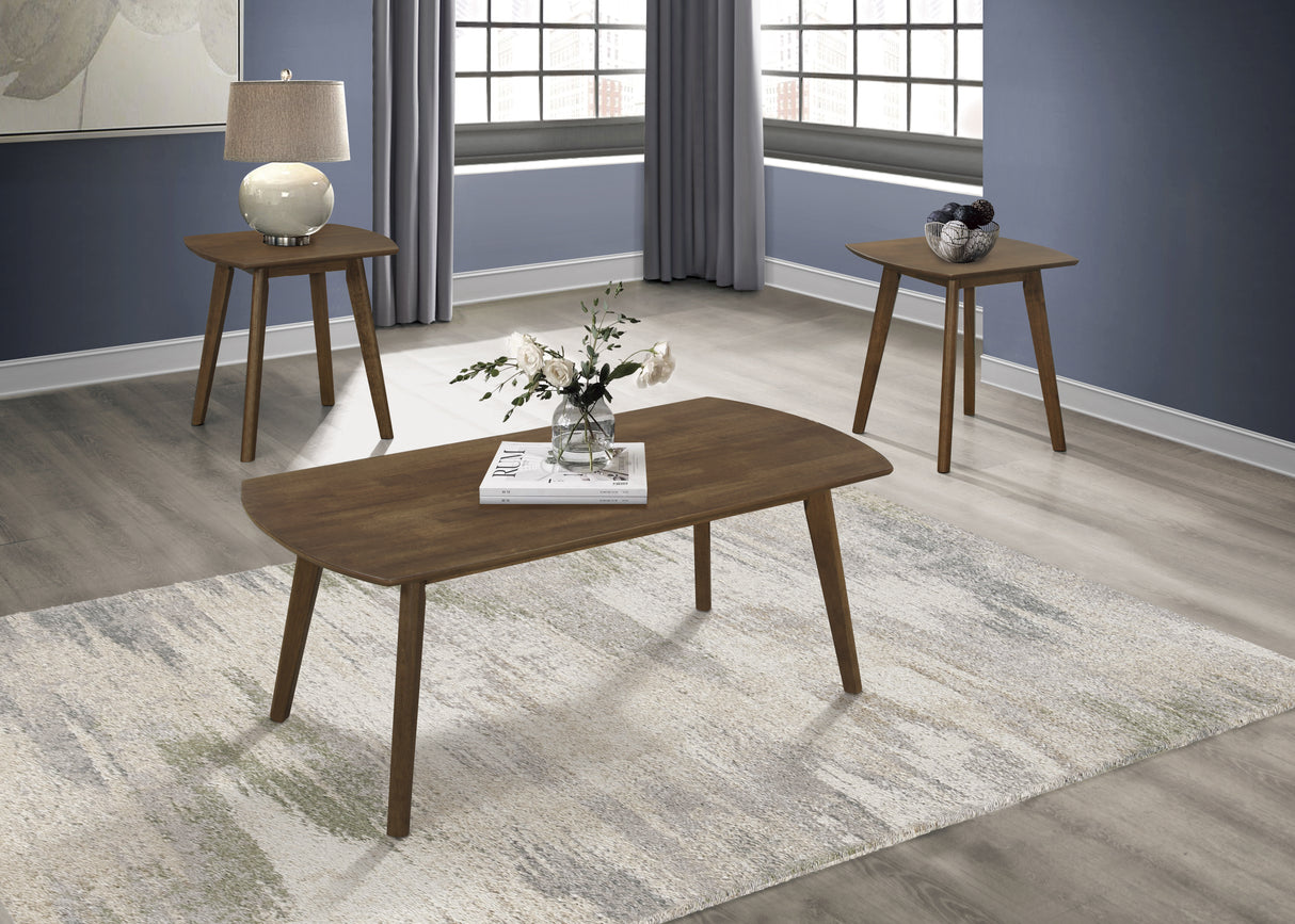 Damala Walnut 3-Piece Pack Occasional Set from Homelegance - Luna Furniture