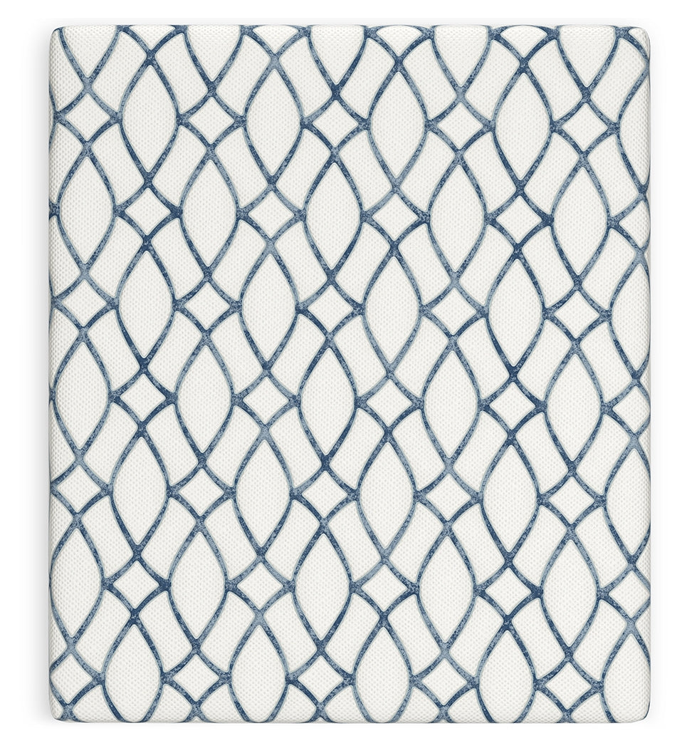 12 Inch Chime Elite 2.0 White/Blue California King Mattress from Ashley Furniture - Luna Furniture