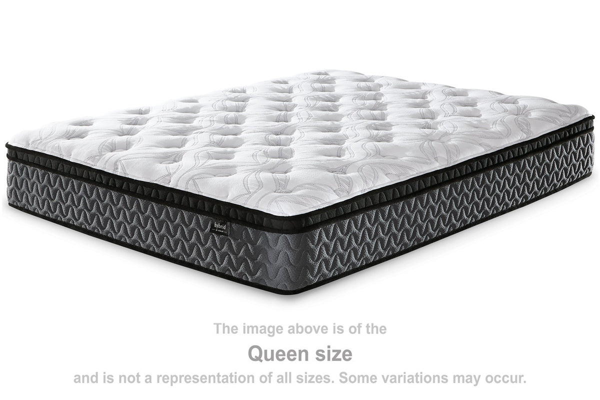 12 Inch Pocketed Hybrid White Full Mattress from Ashley Furniture - Luna Furniture
