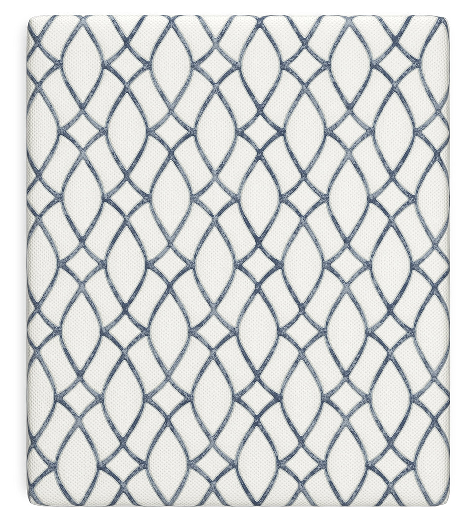 14 Inch Chime Elite 2.0 White/Blue California King Mattress from Ashley - Luna Furniture