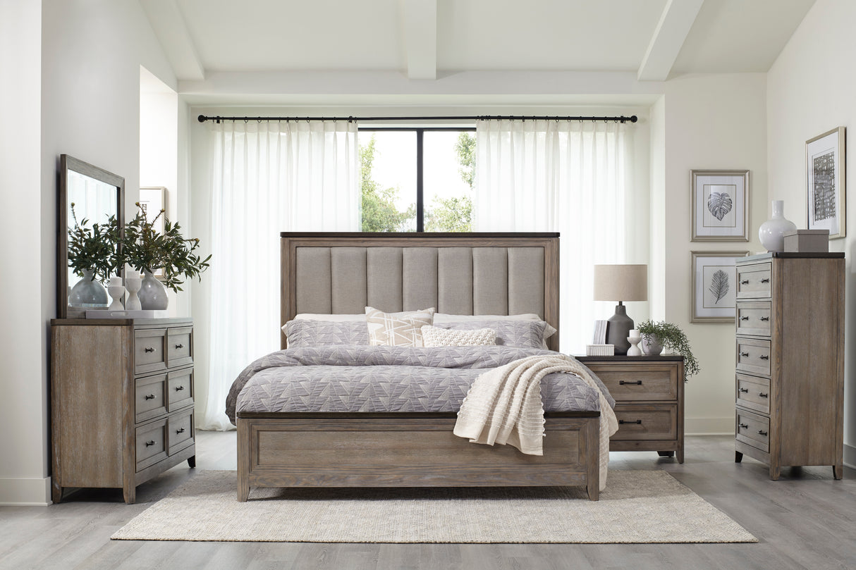 Newell Light Brown Eastern King Bed from Homelegance - Luna Furniture