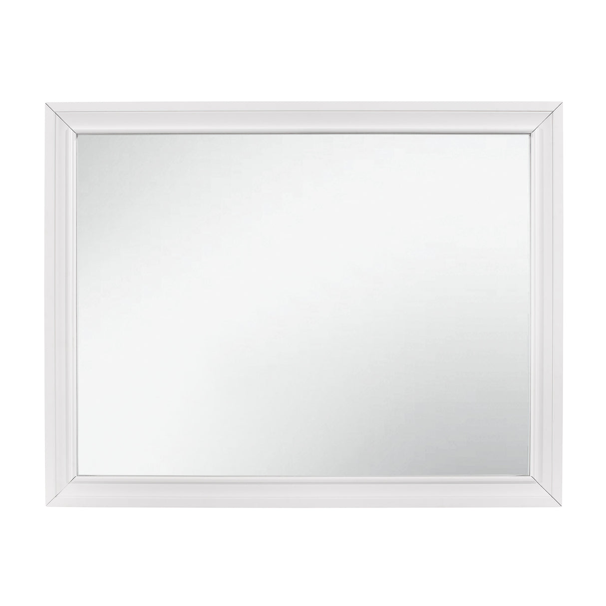 Luster White Mirror (Mirror Only) from Homelegance - Luna Furniture