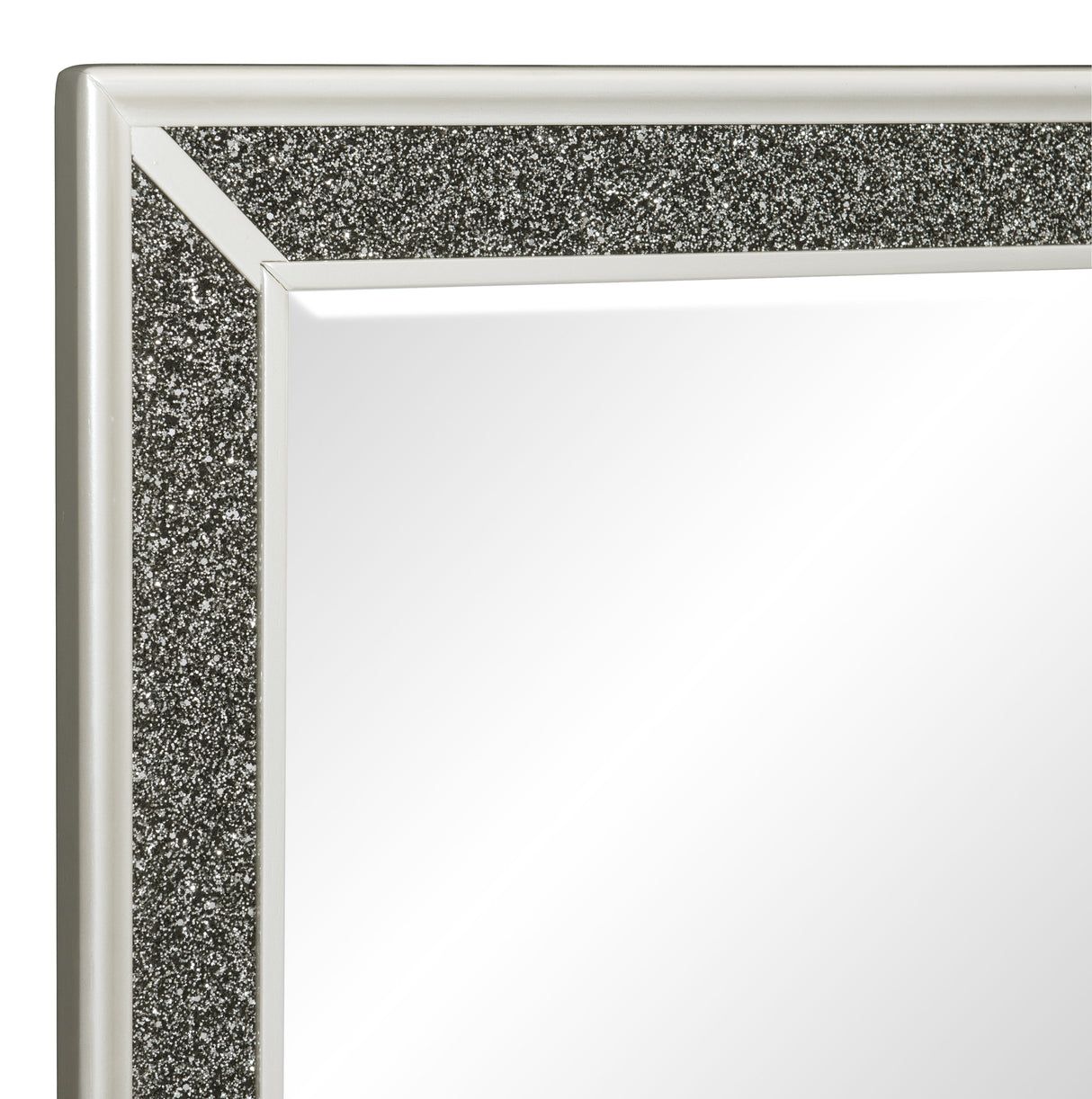 Salon White Mirror (Mirror Only) from Homelegance - Luna Furniture