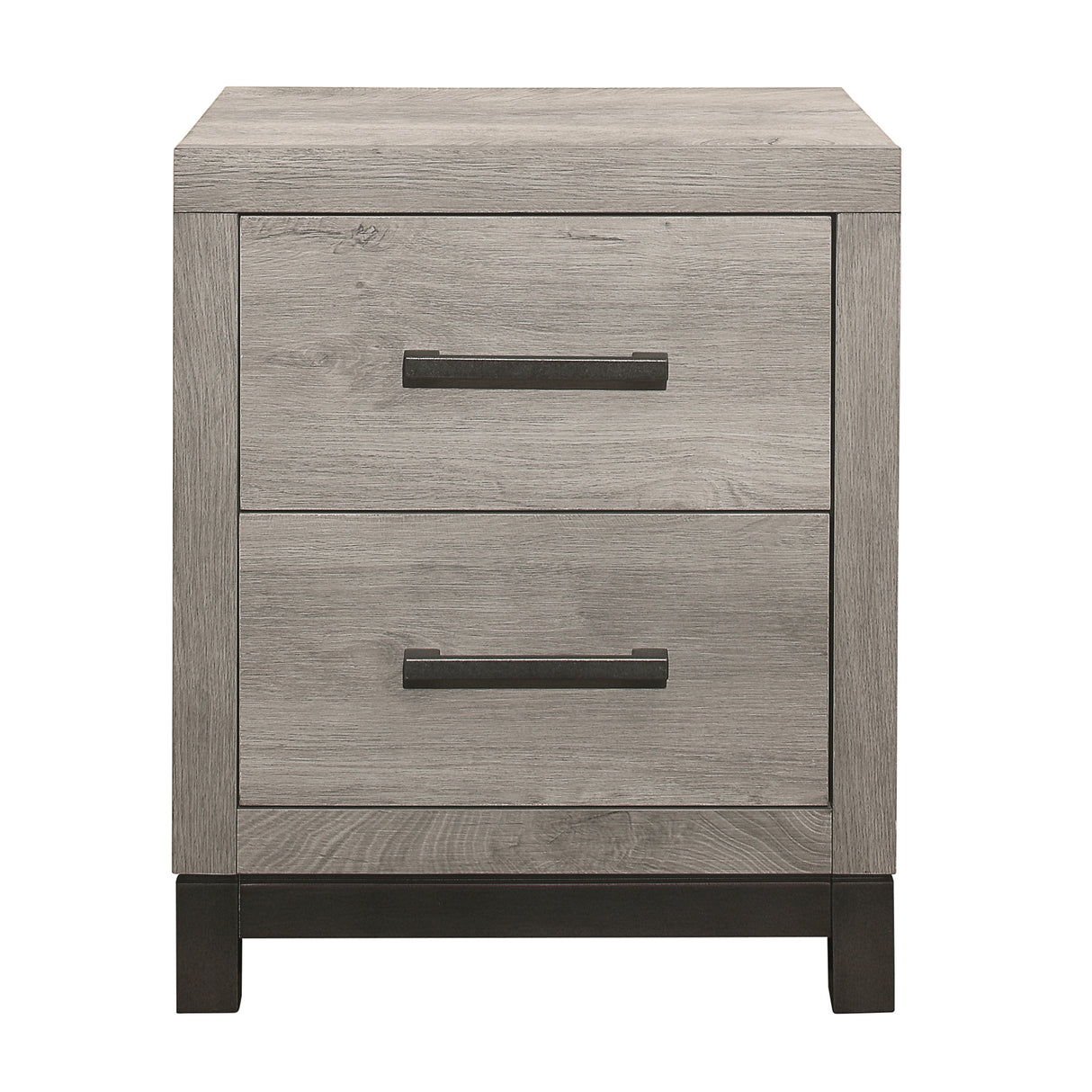 Zephyr Light Gray 4-Piece Bedroom Set (Queen Bed, Nightstand, Dresser, Mirror) from Homelegance - Luna Furniture