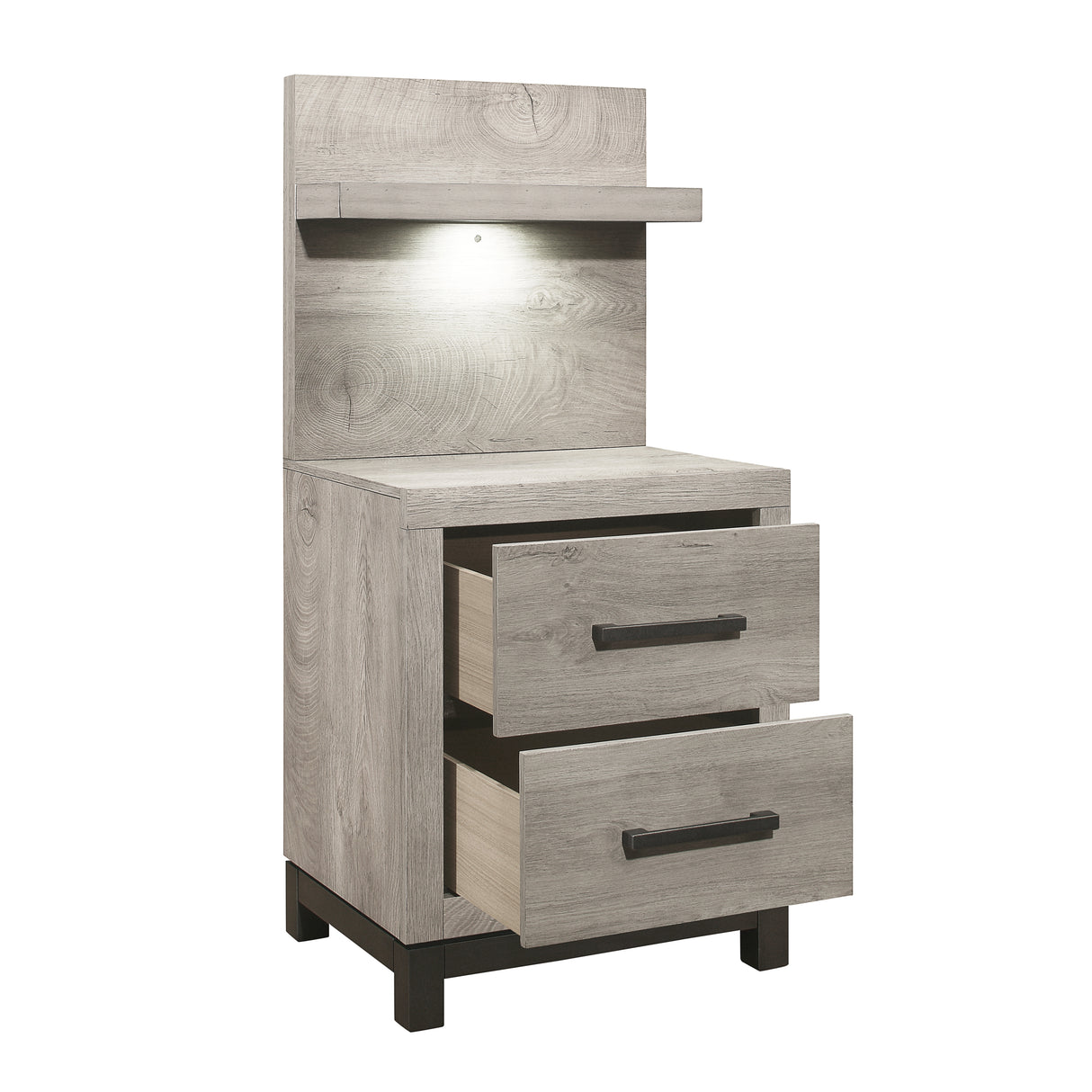 Zephyr Light Gray Youth Wall Bedroom Set from Homelegance - Luna Furniture