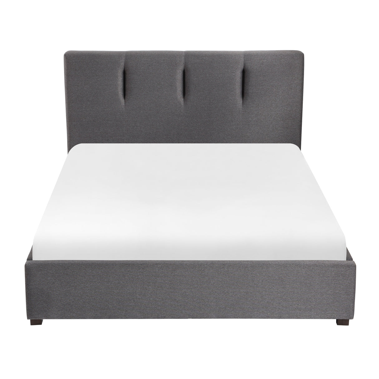 Aitana Graphite California King Platform Bed with Storage Footboard from Homelegance - Luna Furniture