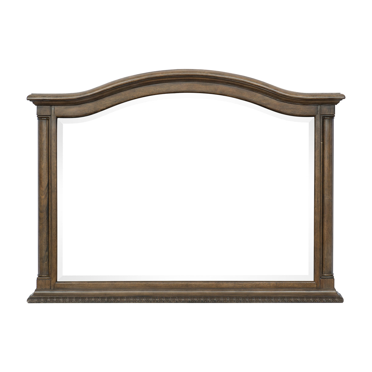 Rachelle Weathered Pecan Mirror (Mirror Only) from Homelegance - Luna Furniture