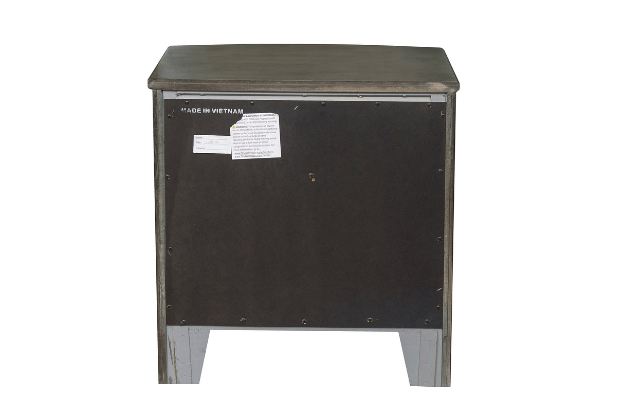 Cotterill Gray 4-Piece Bedroom Set (Queen Bed, Nightstand, Dresser, Mirror) from Homelegance - Luna Furniture