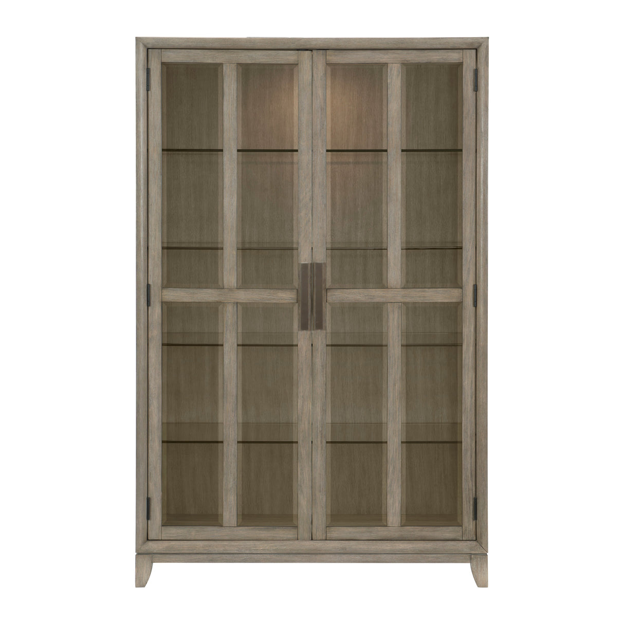 McKewen Gray Curio from Homelegance - Luna Furniture