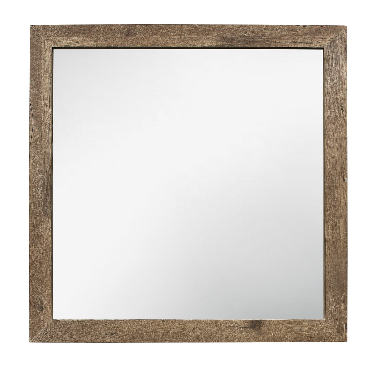 Mandan Weathered Pine Mirror (Mirror Only) from Homelegance - Luna Furniture