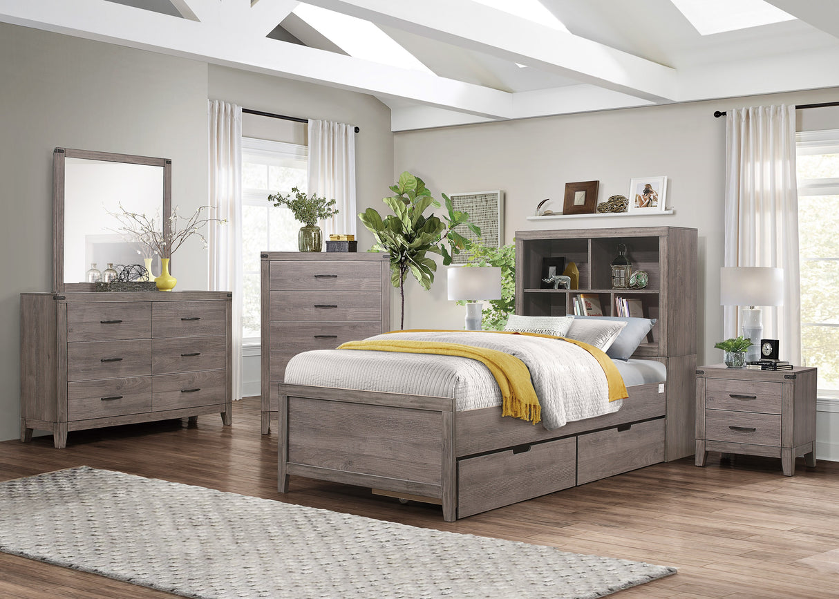 Woodrow Brownish Gray Twin/Full Toy Boxes (One Set) from Homelegance - Luna Furniture