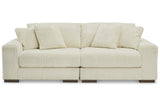 Lindyn Ivory 2-Piece Sectional Sofa