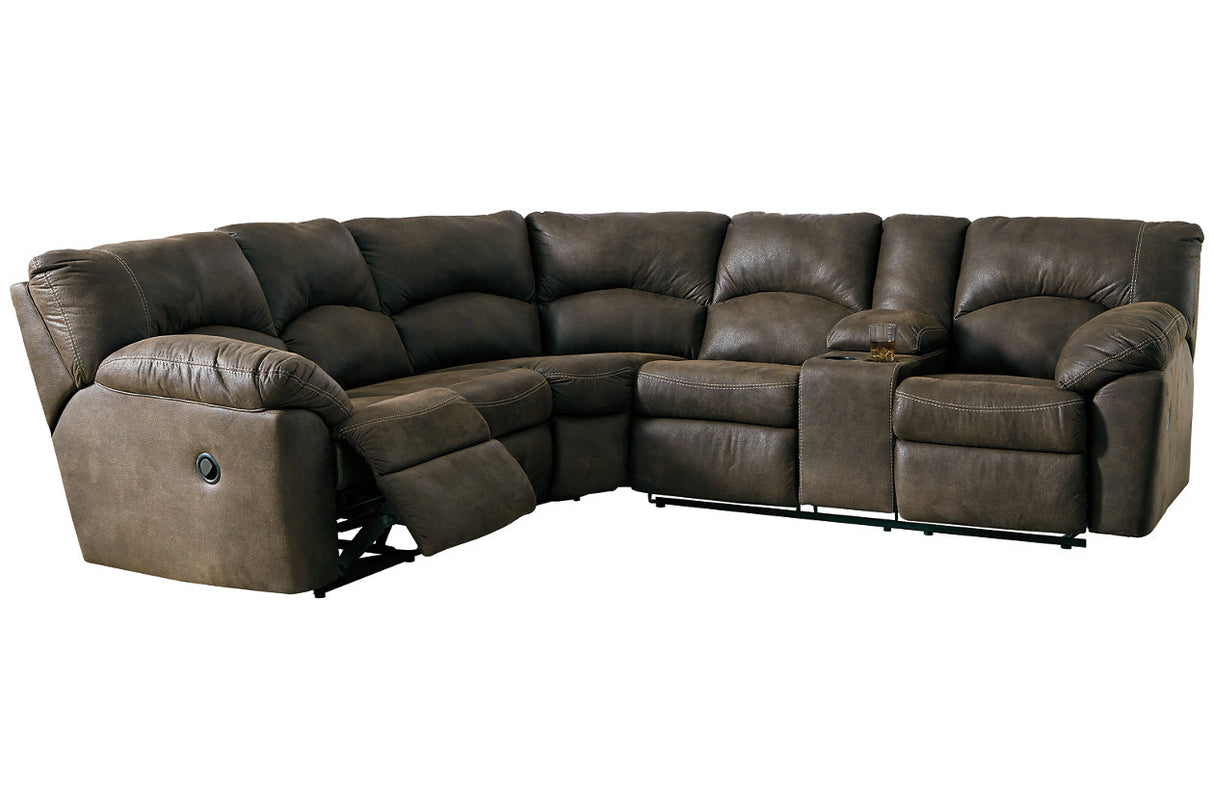 Tambo Canyon 2-Piece Reclining Sectional from Ashley - Luna Furniture