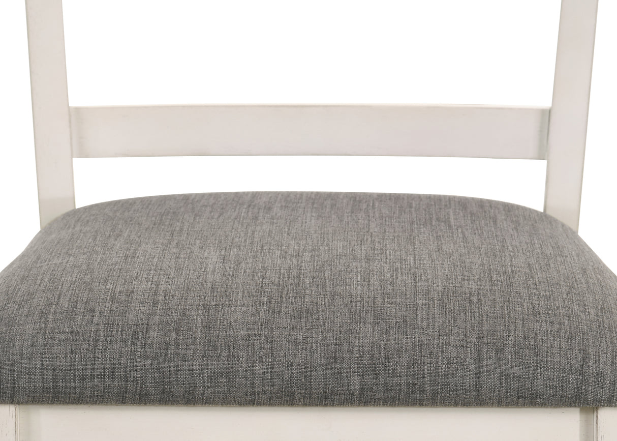 Conner Chalk/Gray Counter Height Chair, Set of 2 from Crown Mark - Luna Furniture