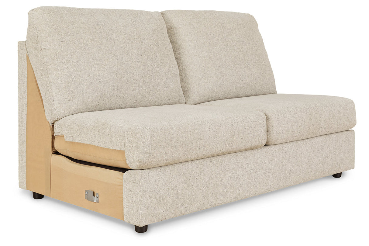Edenfield Linen Armless Loveseat from Ashley - Luna Furniture