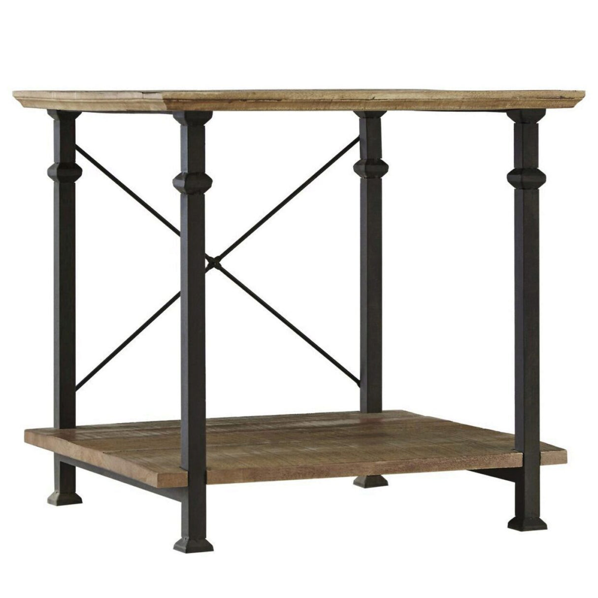 Factory Rustic Poplar End Table from Homelegance - Luna Furniture