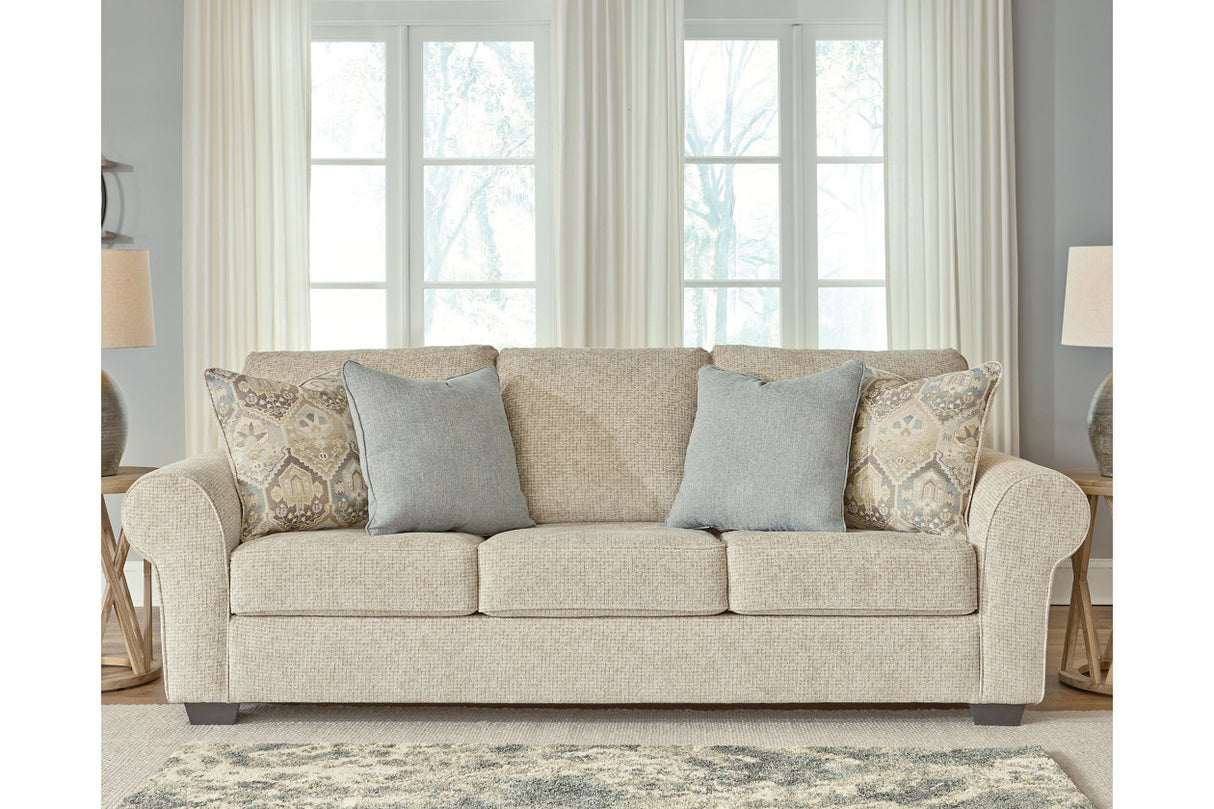 Haisley Ivory Queen Sofa Sleeper -  - Luna Furniture
