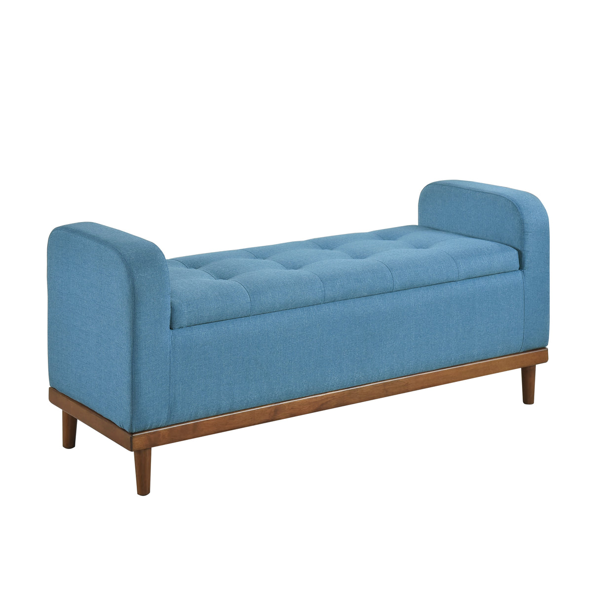 Brigitte Blue Lift Top Storage Bench from Homelegance - Luna Furniture