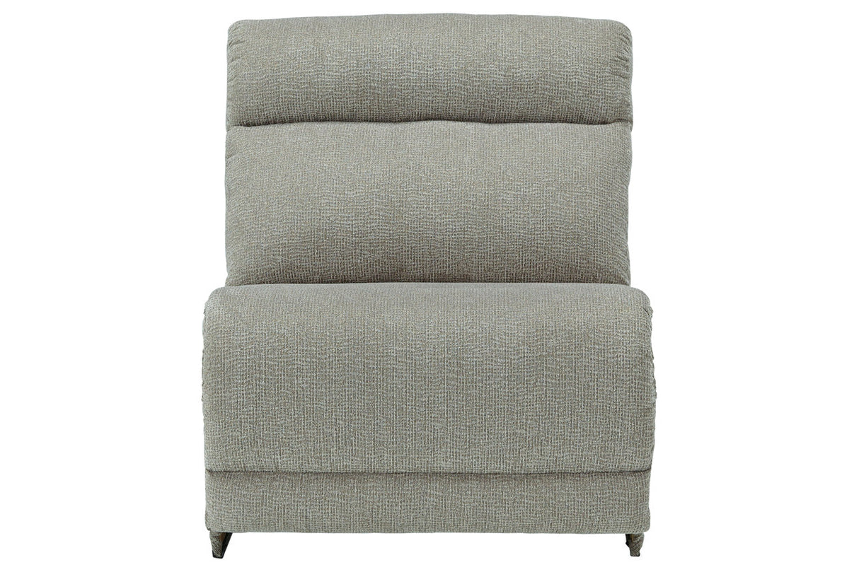 Colleyville Stone Armless Chair from Ashley - Luna Furniture