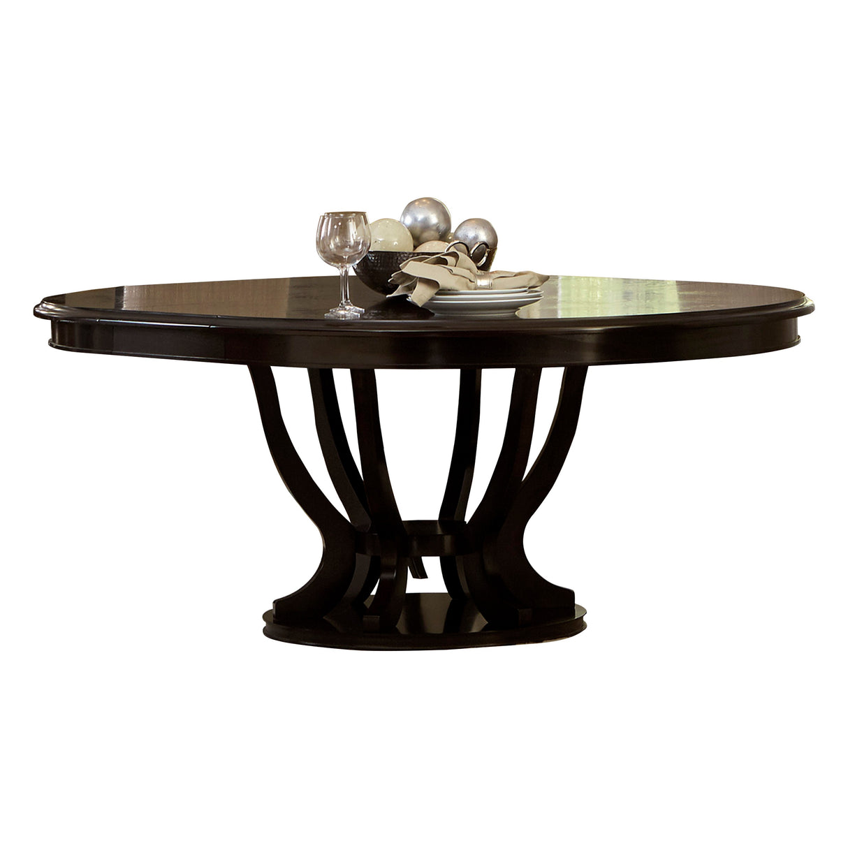 Savion Espresso Round/Oval Dining Table from Homelegance - Luna Furniture