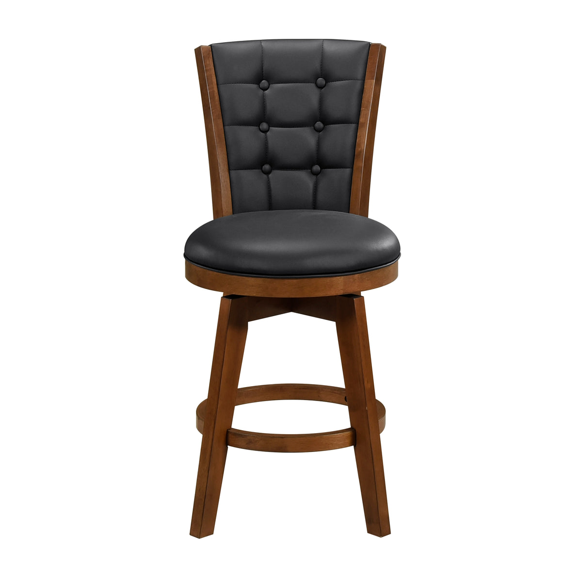 5505-24BKS Swivel Counter Height Chair, Set of 2 from Homelegance - Luna Furniture