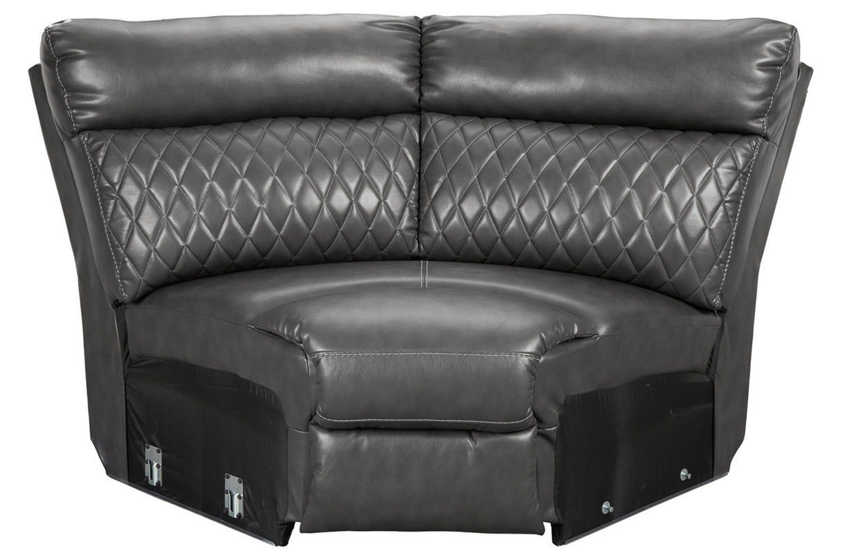 Samperstone Gray Wedge from Ashley - Luna Furniture