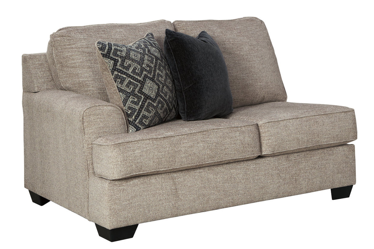 Bovarian Stone Left-Arm Facing Loveseat from Ashley Furniture - Luna Furniture