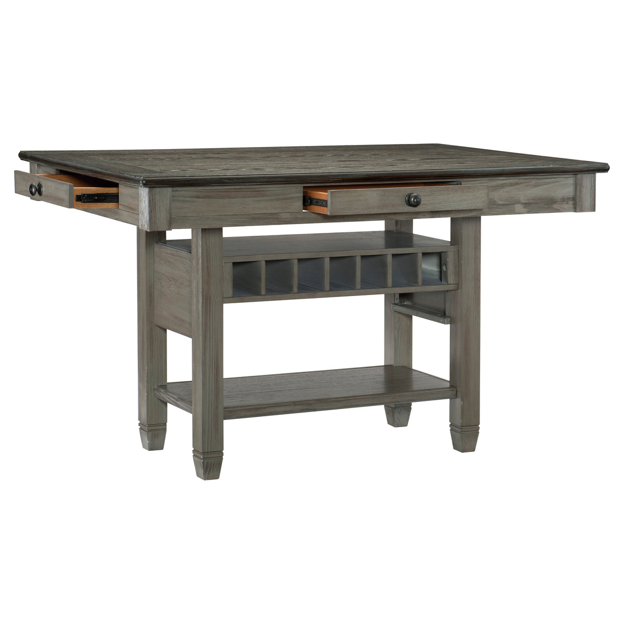 Granby Antique Gray Counter Height Table from Homelegance - Luna Furniture