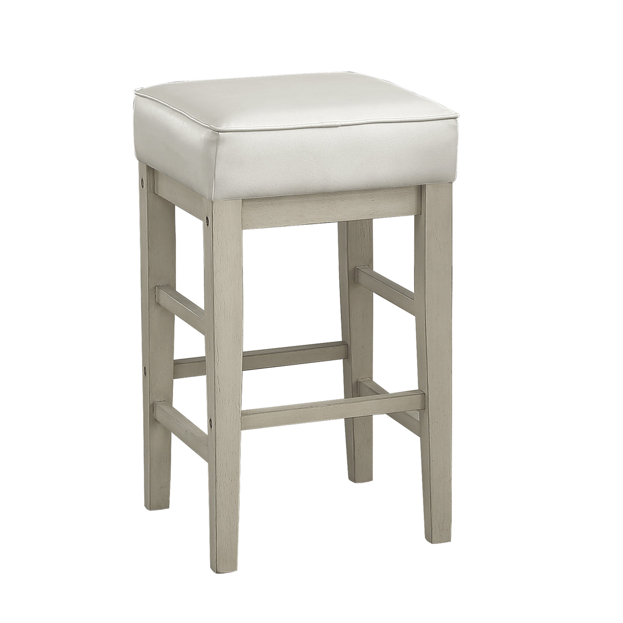 Pittsville White/Espresso Counter Height Stool, Set of 2 from Homelegance - Luna Furniture