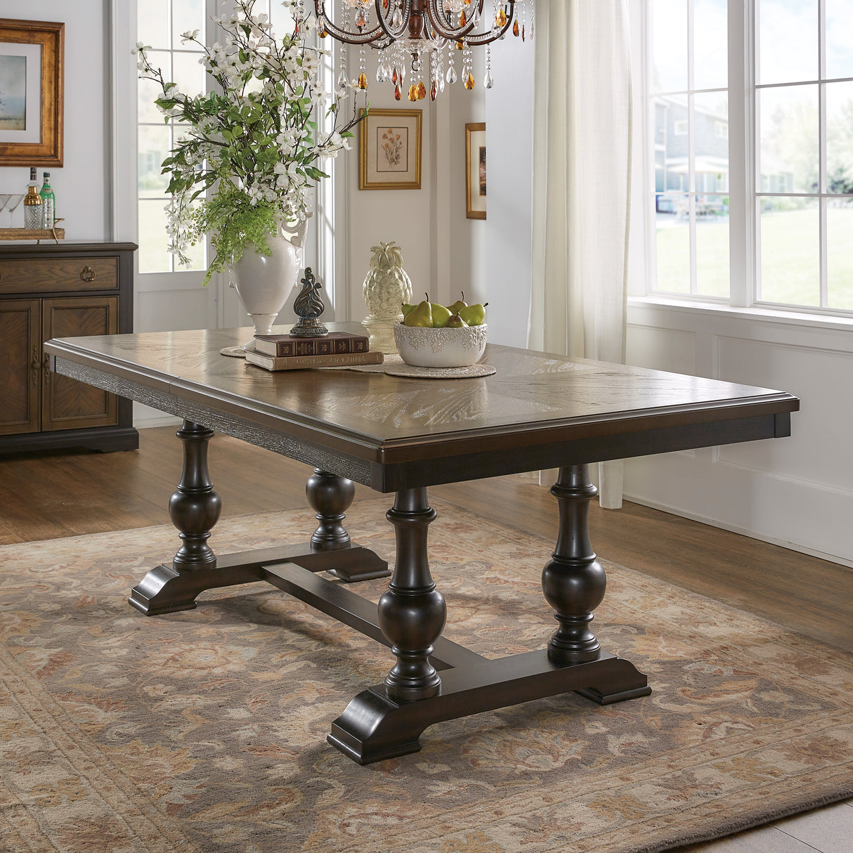 Stonington Brown Dining Table from Homelegance - Luna Furniture