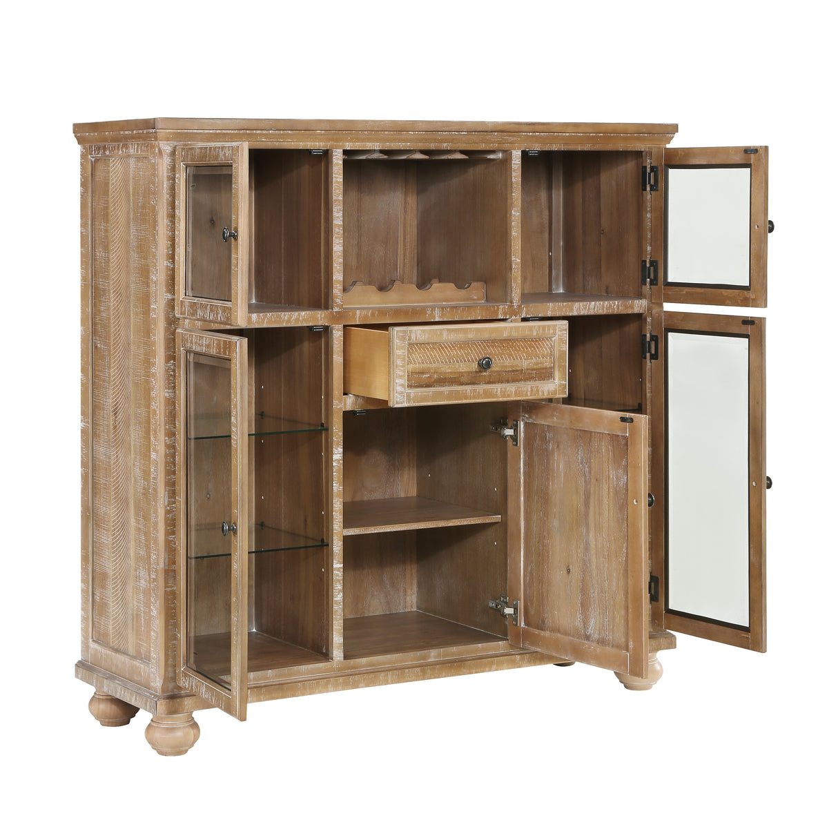 Weatherford Wheat Curio from Homelegance - Luna Furniture