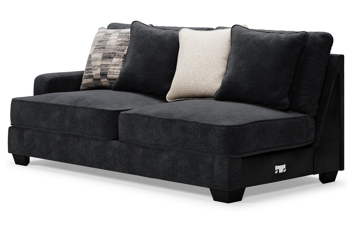 Lavernett Charcoal Left-Arm Facing Sofa from Ashley - Luna Furniture