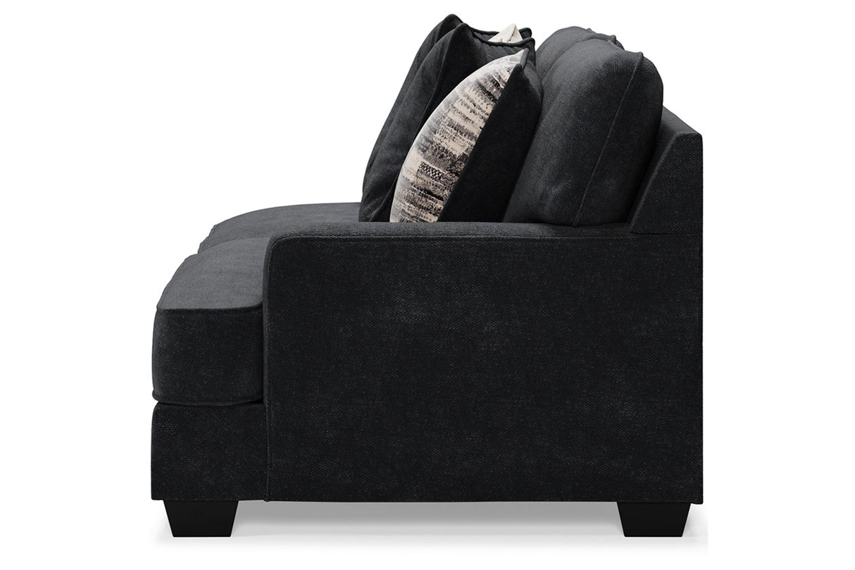 Lavernett Charcoal Right-Arm Facing Sofa from Ashley - Luna Furniture
