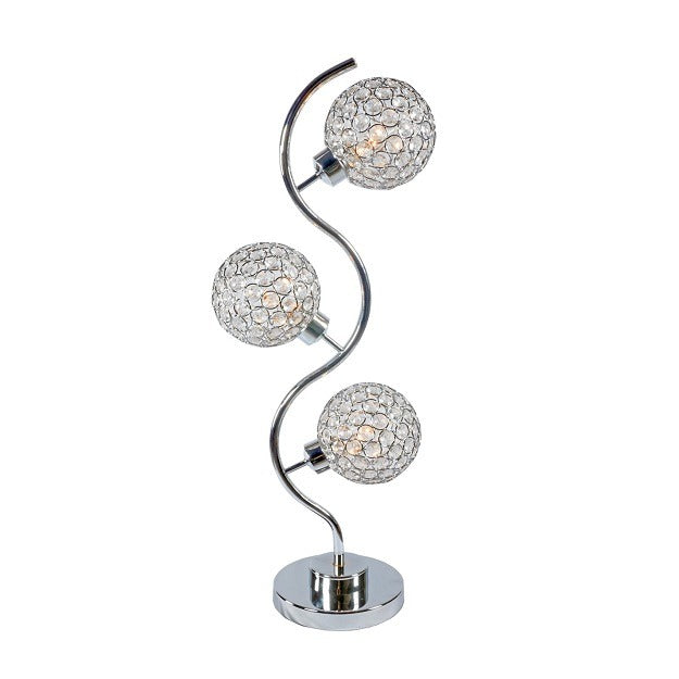 Dana 3- Piece Crystal Globe Table Lamp