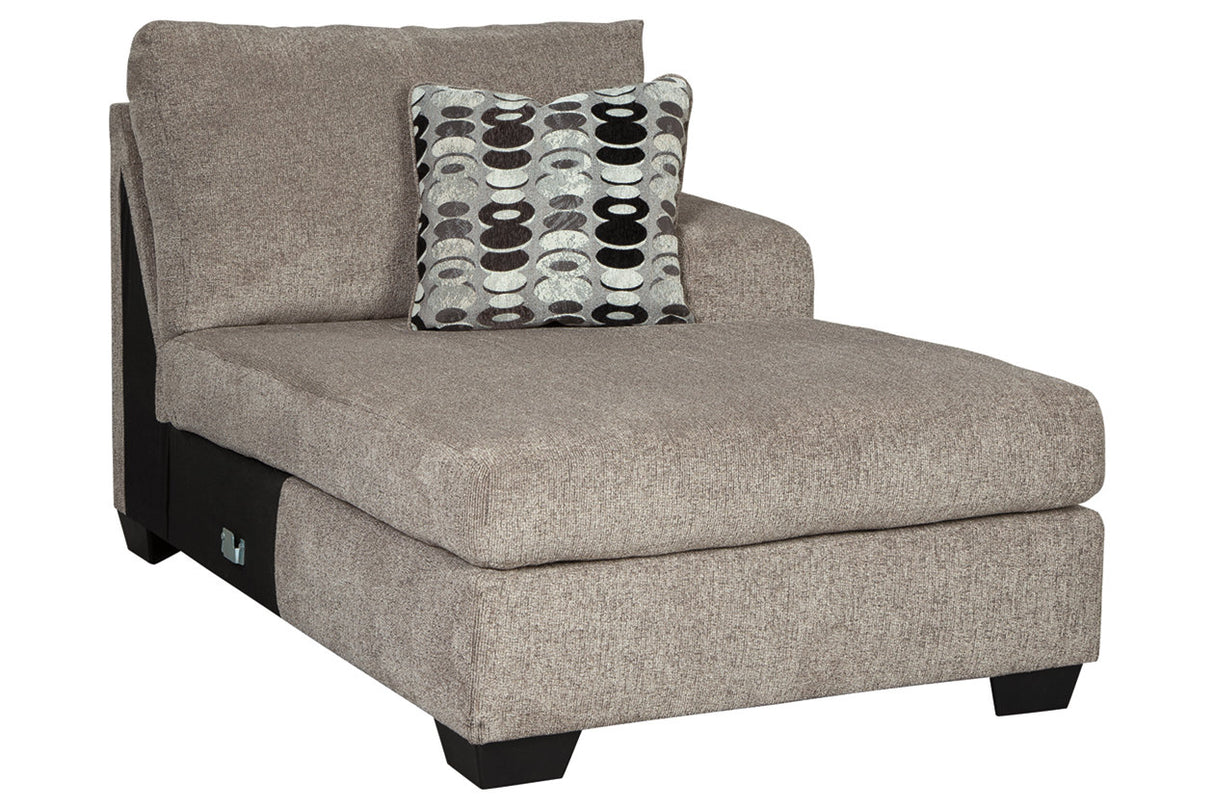 Ballinasloe Platinum Right-Arm Facing Corner Chaise from Ashley - Luna Furniture