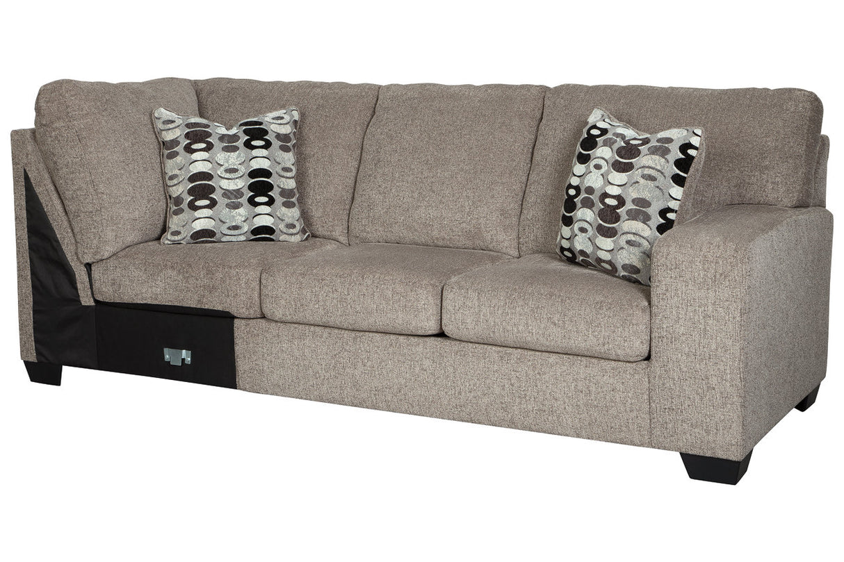 Ballinasloe Platinum Right-Arm Facing Sofa from Ashley - Luna Furniture