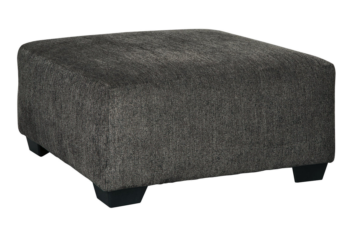 Ballinasloe Smoke Oversized Ottoman from Ashley - Luna Furniture