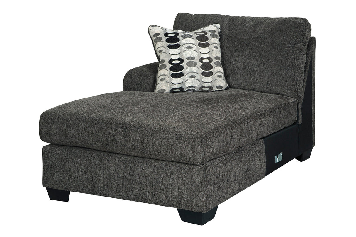 Ballinasloe Smoke Left-Arm Facing Corner Chaise from Ashley - Luna Furniture
