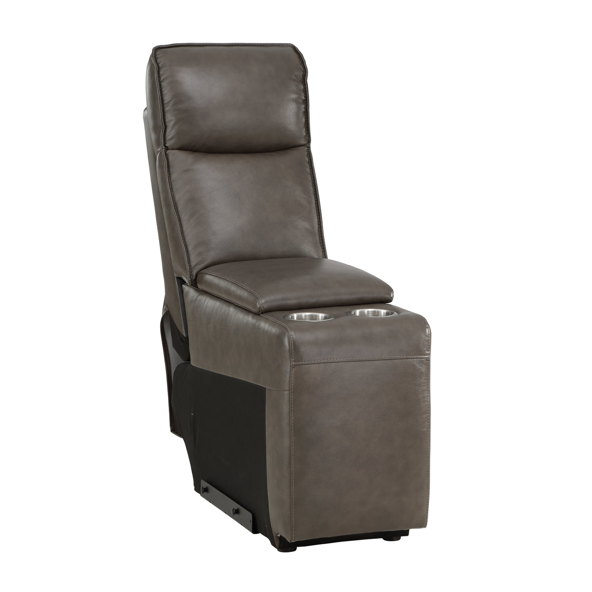 Maroni Dark Brown Leather 6-Piece Modular Power Reclining Sectional from Homelegance - Luna Furniture