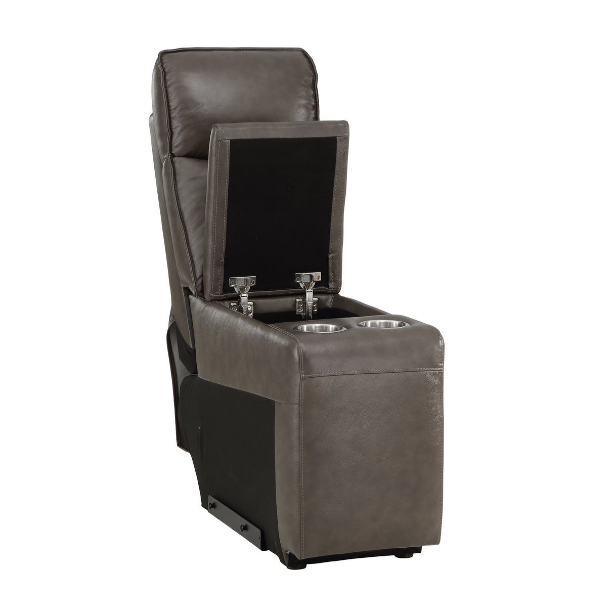 Maroni Dark Brown Leather 6-Piece Modular Power Reclining Sectional from Homelegance - Luna Furniture