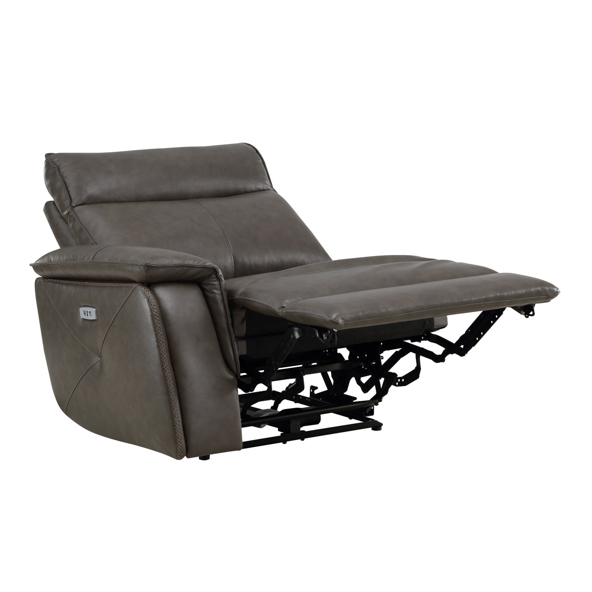 Maroni Dark Brown Leather 6-Piece Modular Power Reclining Sectional from Homelegance - Luna Furniture