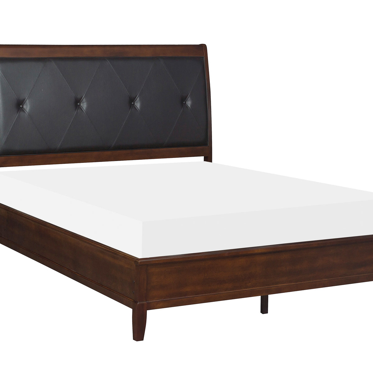 Cotterill Cherry Full Panel Bed Luna Furniture