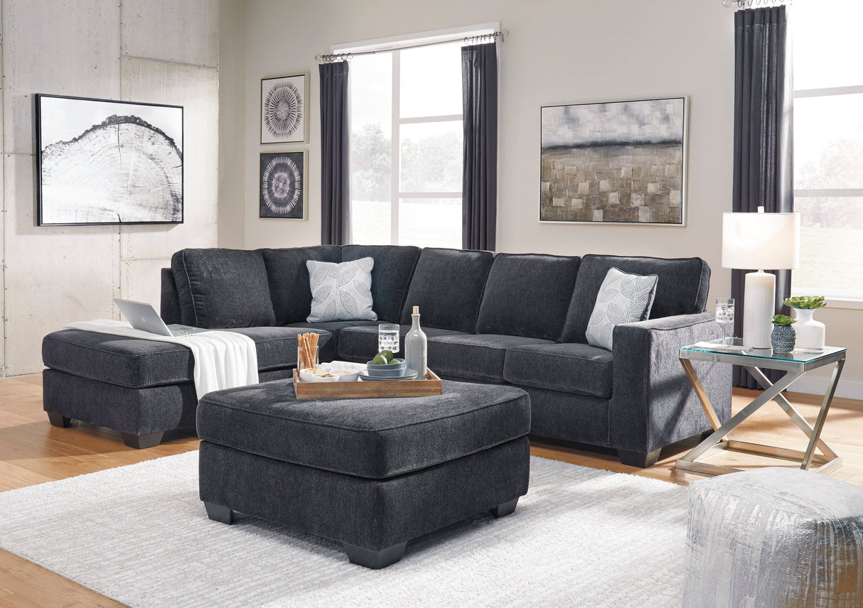 Altari Slate 2-Piece LAF Chaise Sleeper Sectional from Ashley - Luna Furniture